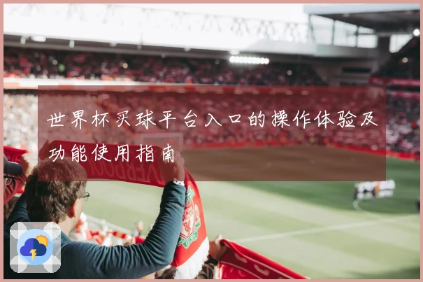 世界杯买球平台入口的操作体验及功能使用指南